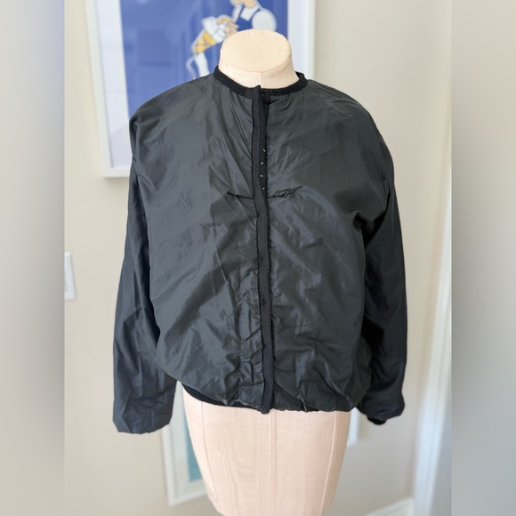 Vintage 70s Gold Beaded Embellished Black Cardigan - S - Picture 11 of 13